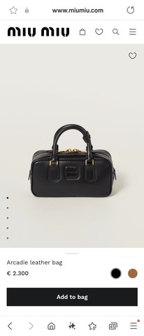 Miu Miu Arcadie 가죽 백 5BB142_2CR3_F0002_V_OON 블랙 M1