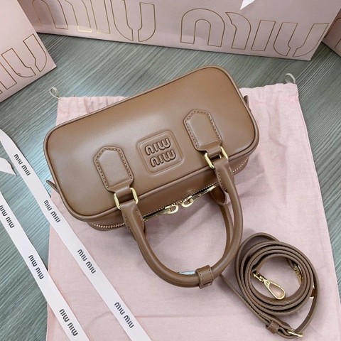 Miu Miu Arcadie 가죽 가방 5BB142_2CR3_F0046_V_OON 꼬냑 M1