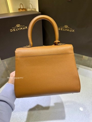 Delvaux Brillant PM 로데오 송아지 가죽 베지탈