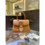 Delvaux Brillant PM 로데오 송아지 가죽 베지탈